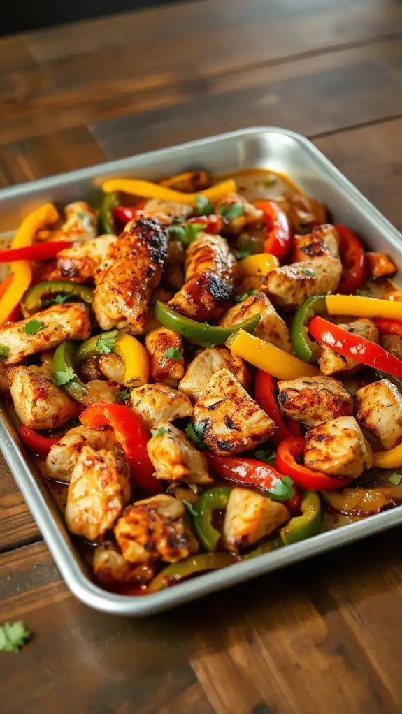 fajita chicken one pan meal
