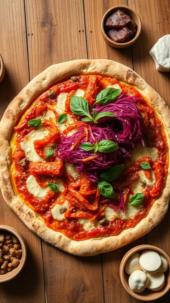 fermented toppings on pizza