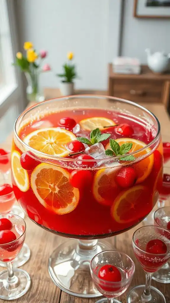festive fruity non alcoholic beverage festive fruity non alcoholic beverage