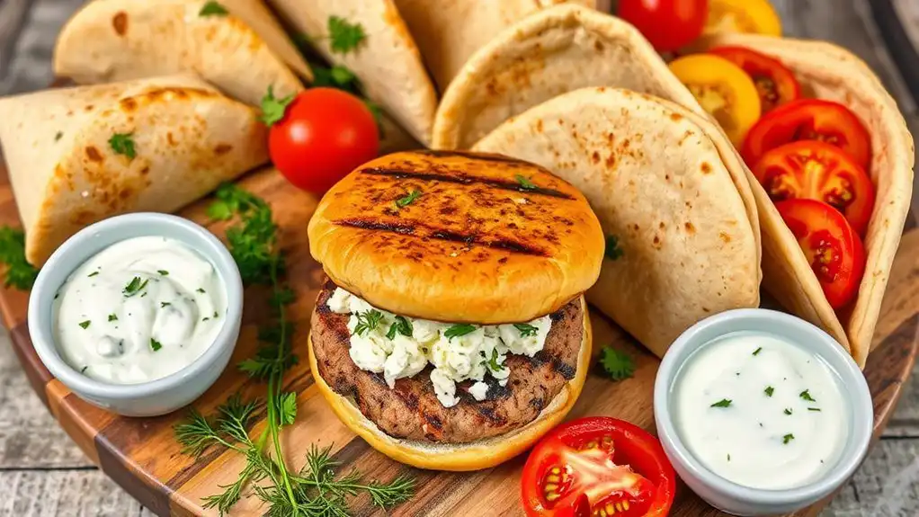 feta filled turkey patties feta filled turkey patties