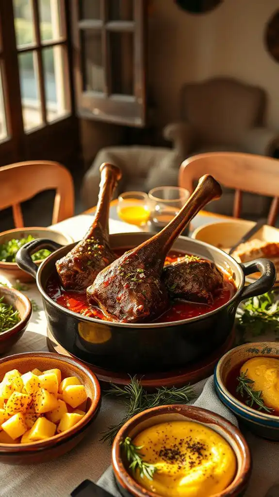 fiorentine style braised veal shanks