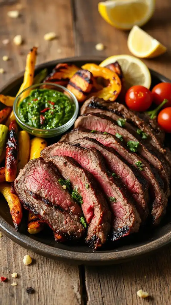 flank steak with chimichurri