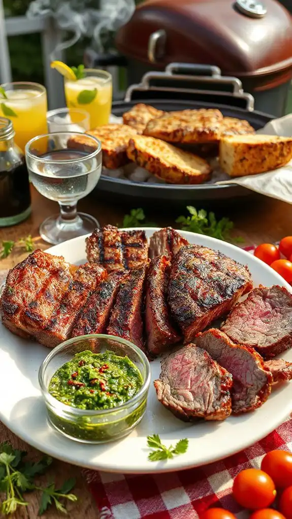 flank steak with chimichurri