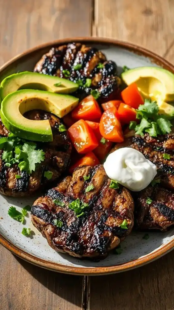 flavored portobello mushroom steaks flavored portobello mushroom steaks