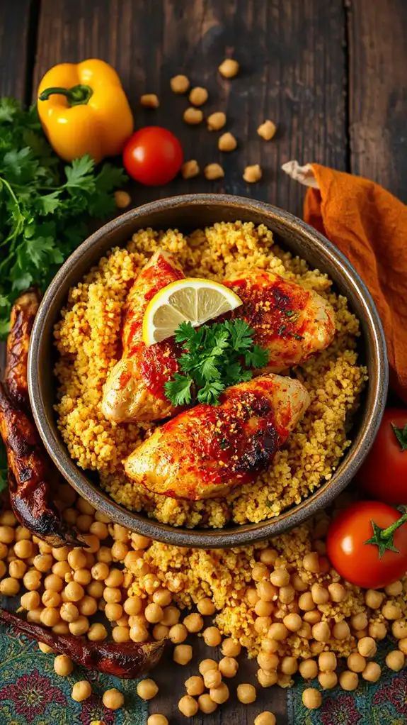 flavorful chicken couscous dish