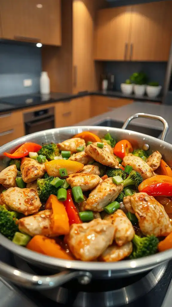 flavorful chicken vegetable stir fry
