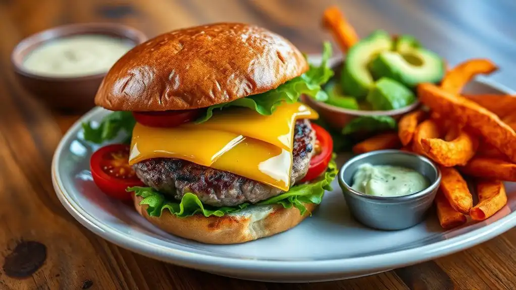 flavorful gluten free hamburgers