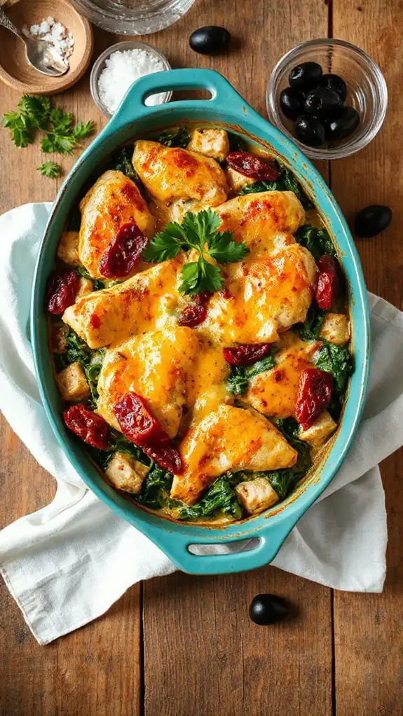 flavorful greek chicken casserole