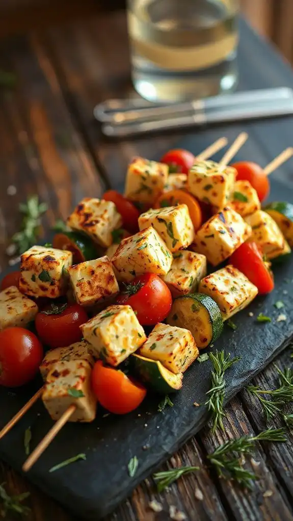 flavorful halloumi skewers recipe