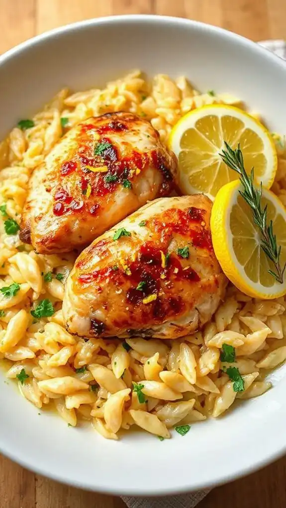 flavorful lemon garlic dish