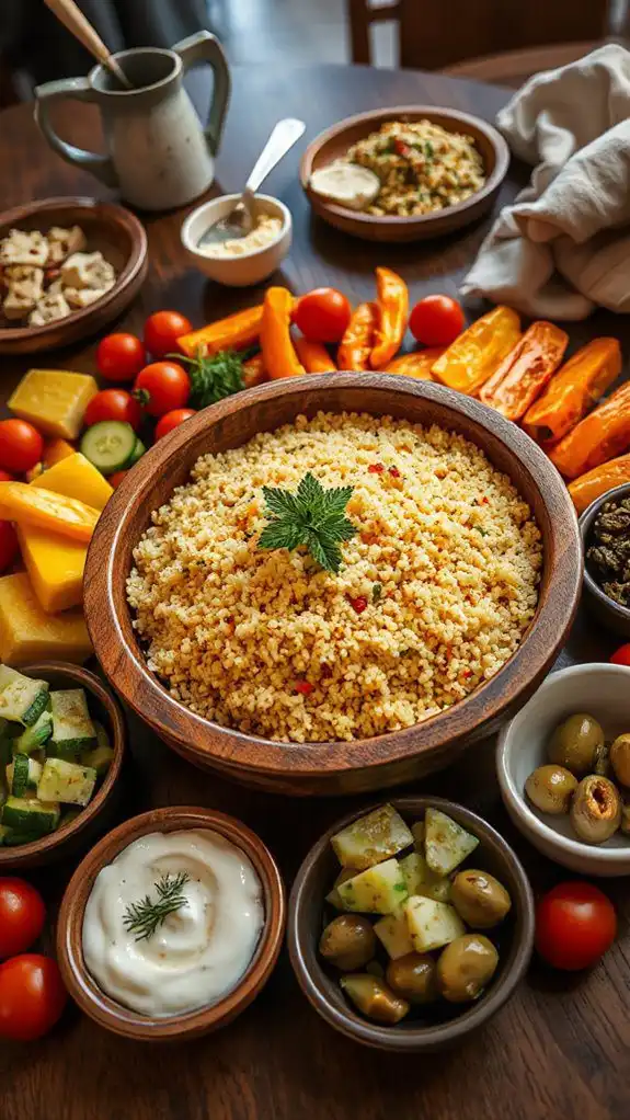 flavorful mediterranean couscous dish