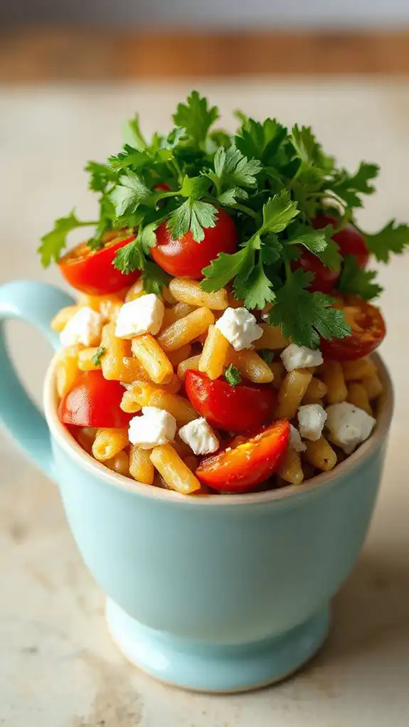 flavorful mediterranean orzo dish