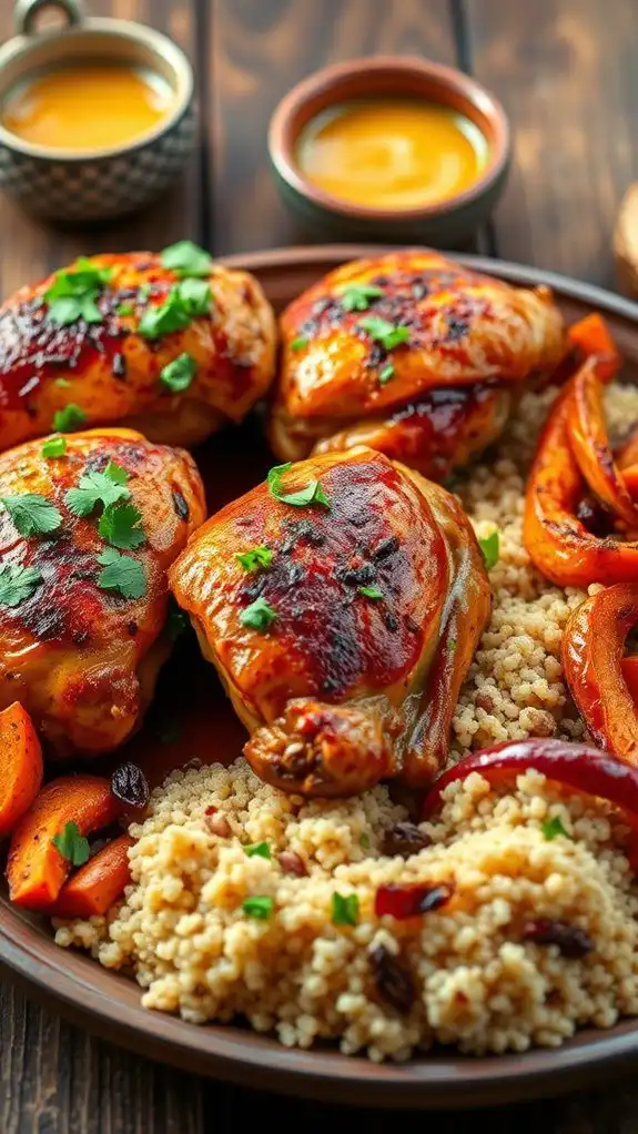 flavorful moroccan chicken dish flavorful moroccan chicken dish