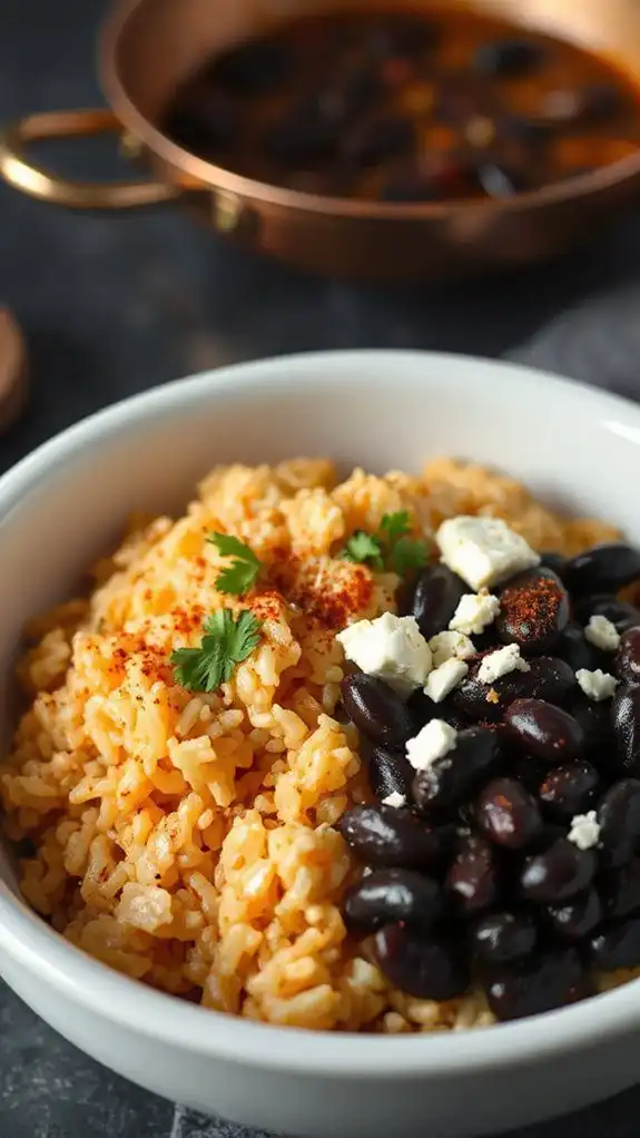 flavorful rice and beans