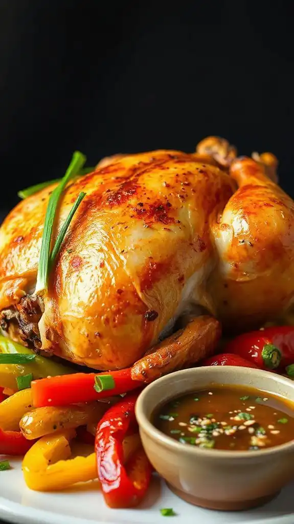 flavorful roasted chicken dish