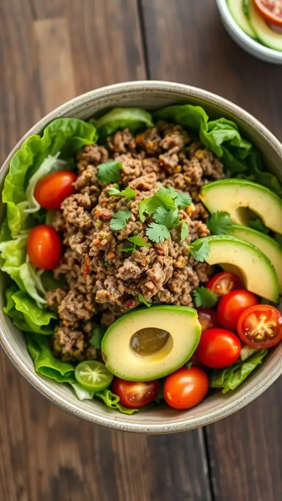 flavorful salad with tacos flavorful salad with tacos