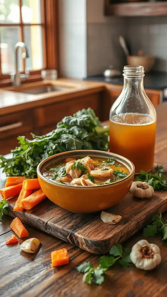 flavorful soups with broth