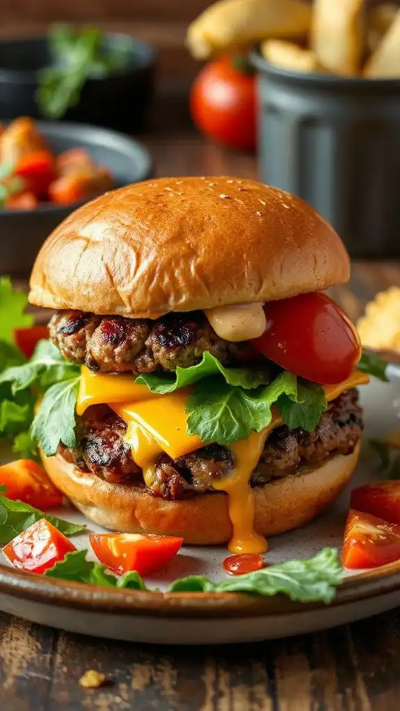 flavorful southwest burger delight