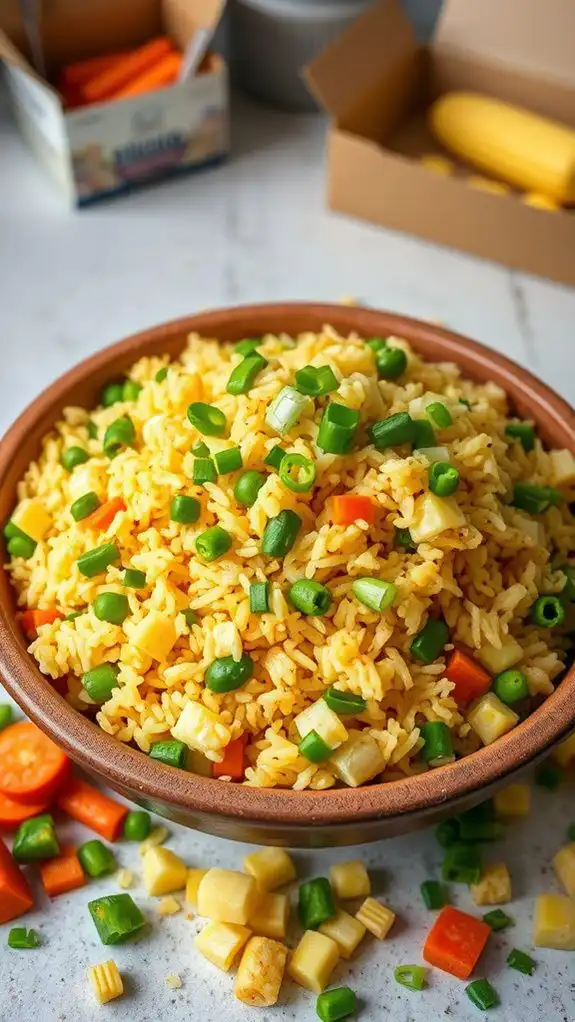 flavorful stir fried rice