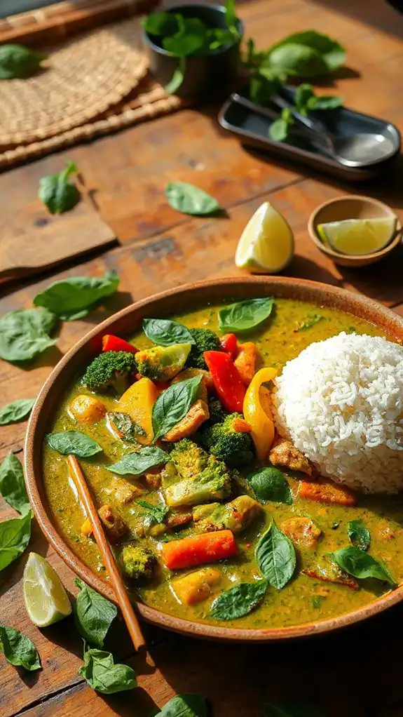flavorful thai coconut curry