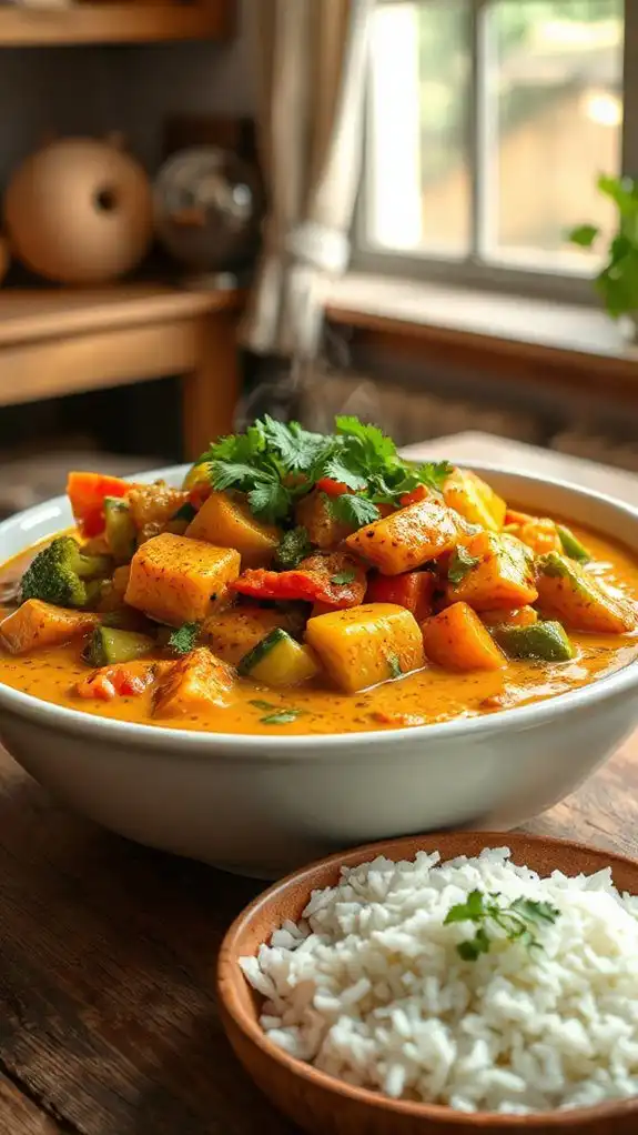 flavorful vegetable curry dish