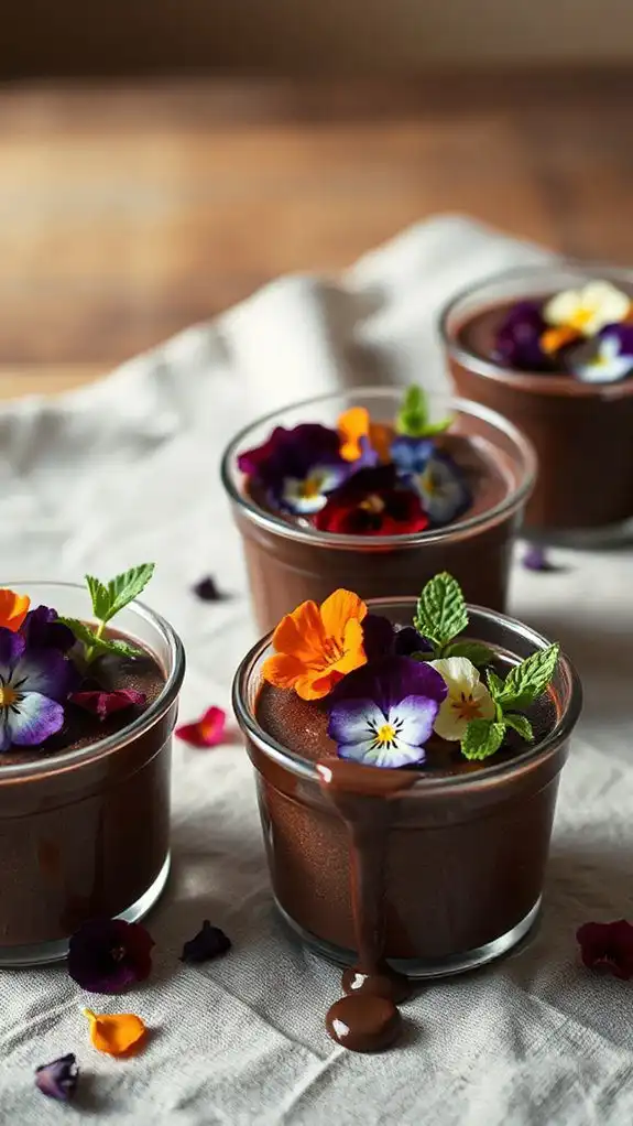 floral chocolate dessert delight floral chocolate dessert delight