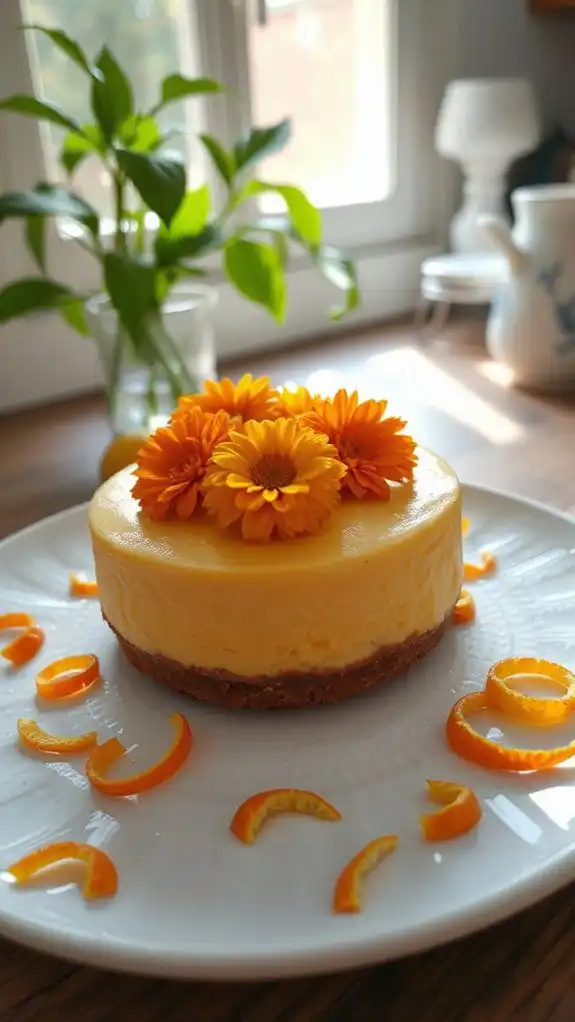 floral citrus dessert delight