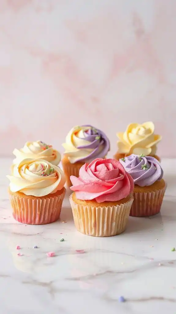floral themed cupcakes for spring floral themed cupcakes for spring