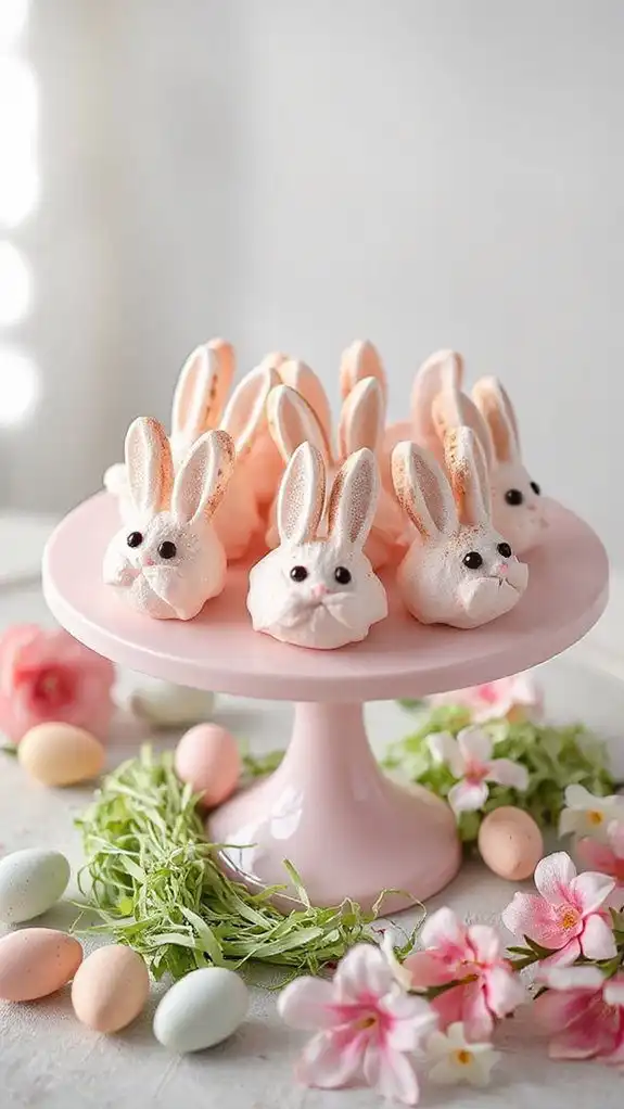 fluffy sweet baked meringues