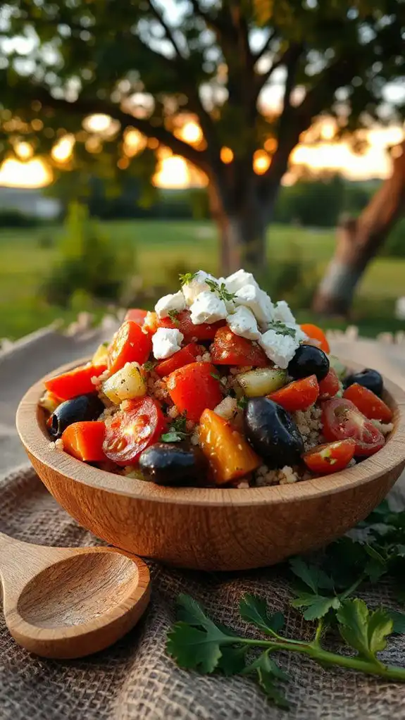 fresh and flavorful salad