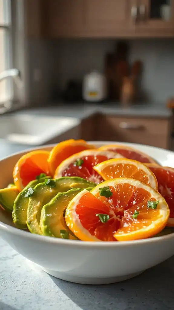 fresh and tangy salad