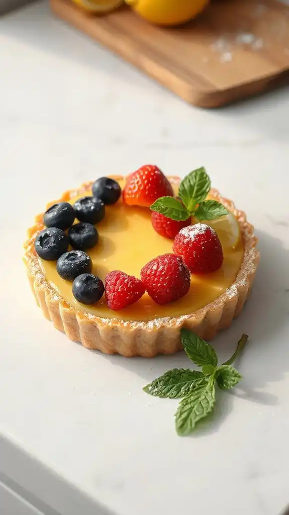 fresh berry lemon tart fresh berry lemon tart