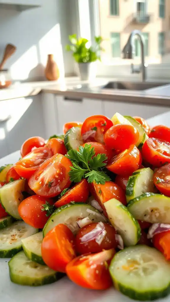 fresh cucumber tomato salad fresh cucumber tomato salad