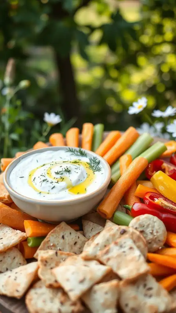 fresh dill cucumber dip