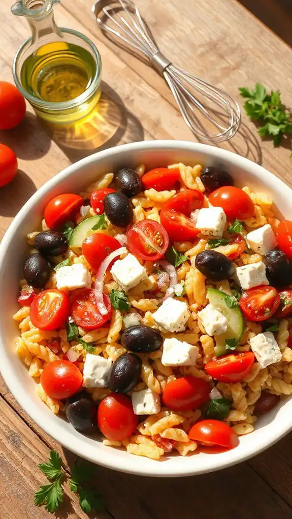 fresh flavorful pasta dish