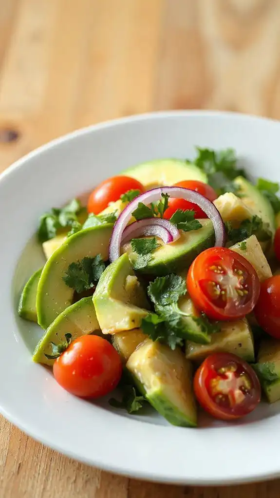 fresh healthy vegetable salad