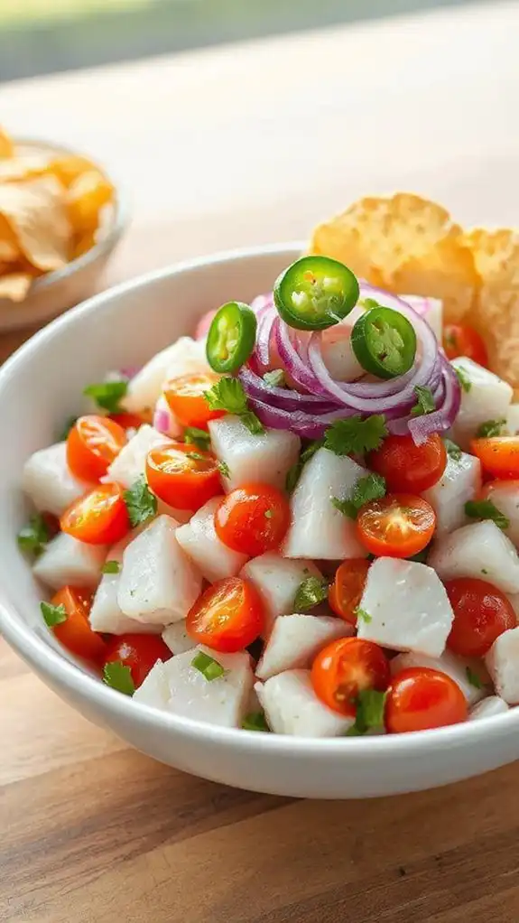 fresh marinated seafood dish fresh marinated seafood dish