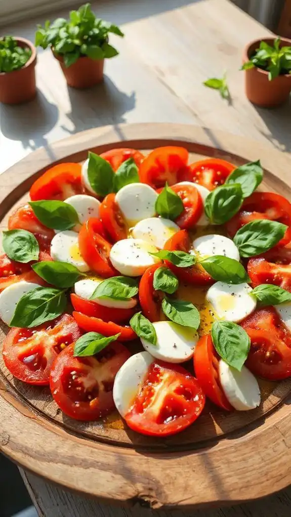 fresh mozzarella and tomatoes fresh mozzarella and tomatoes