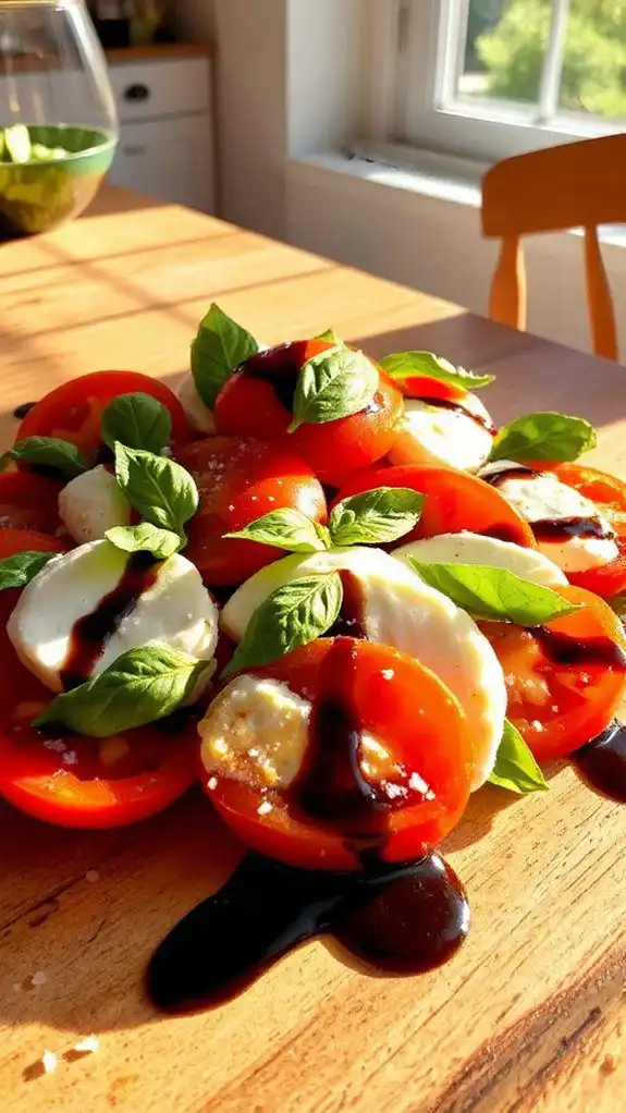 fresh mozzarella basil tomatoes fresh mozzarella basil tomatoes