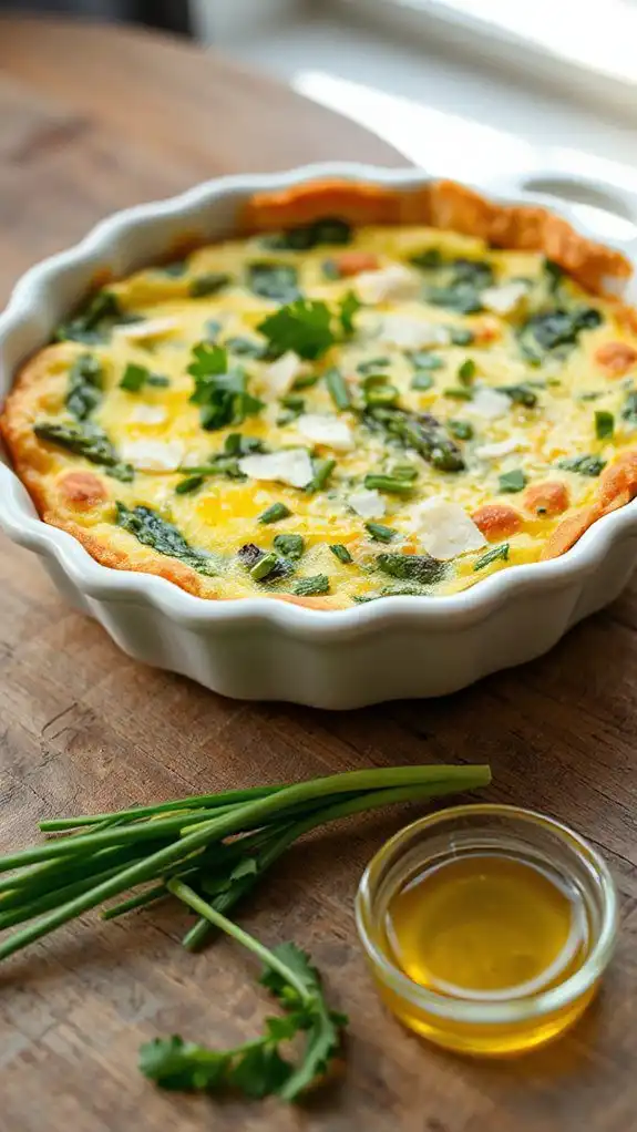 fresh ricotta herb frittata