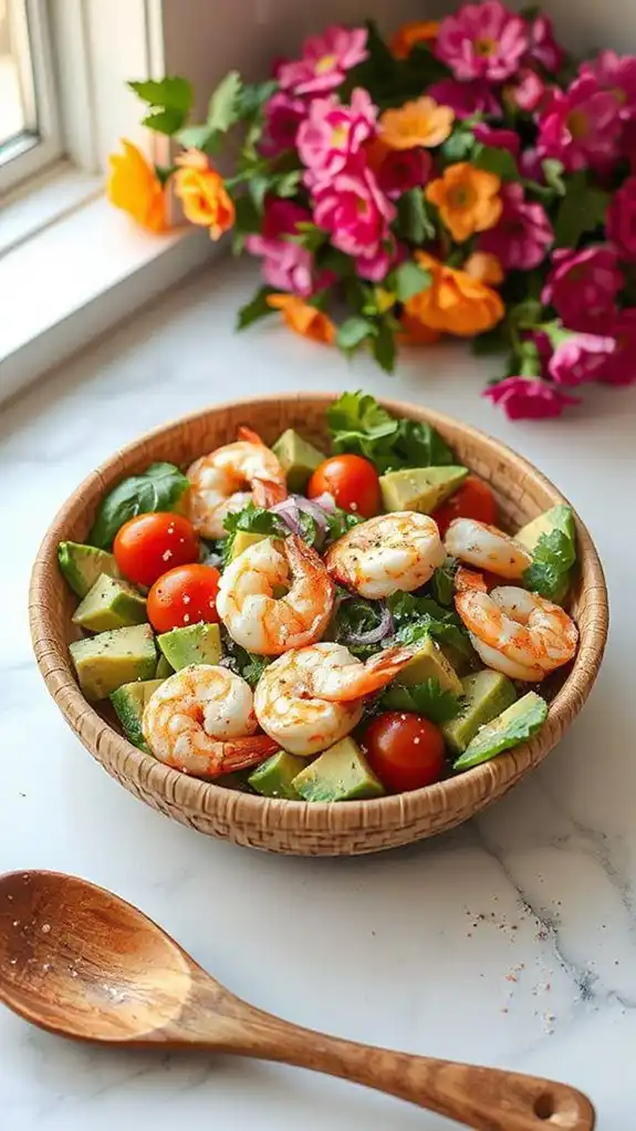 fresh shrimp avocado salad