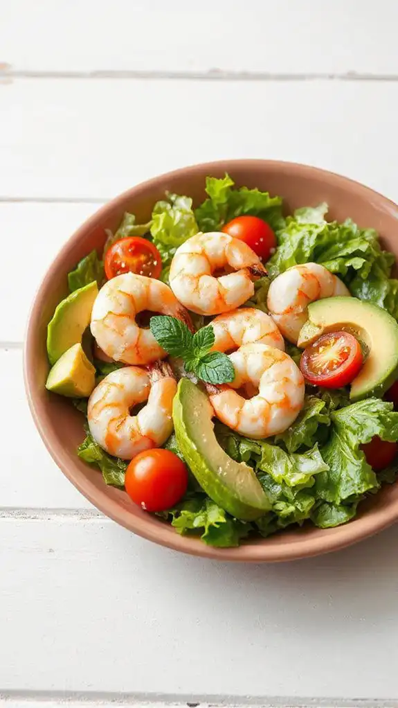 fresh shrimp avocado salad