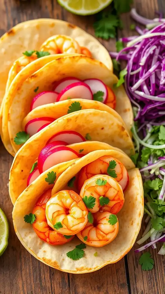 fresh shrimp citrus tacos