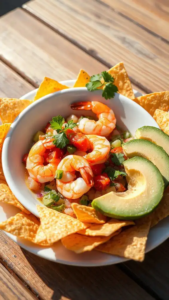 fresh shrimp marinated ceviche fresh shrimp marinated ceviche