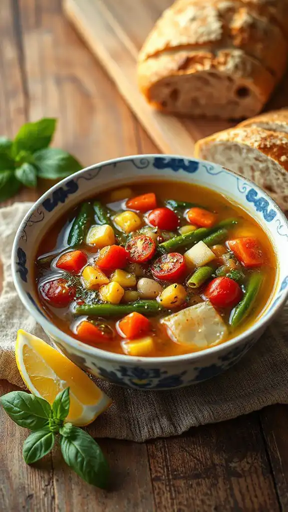 fresh vegetable soup recipe