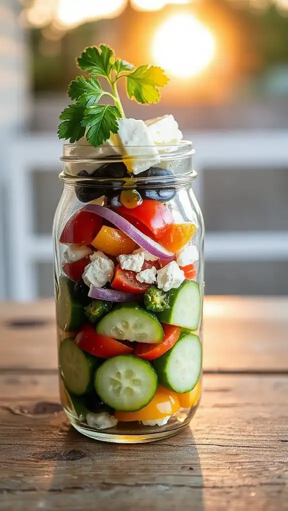 fresh vegetables and cheese