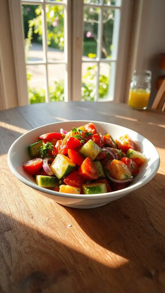 fresh veggie salad mix