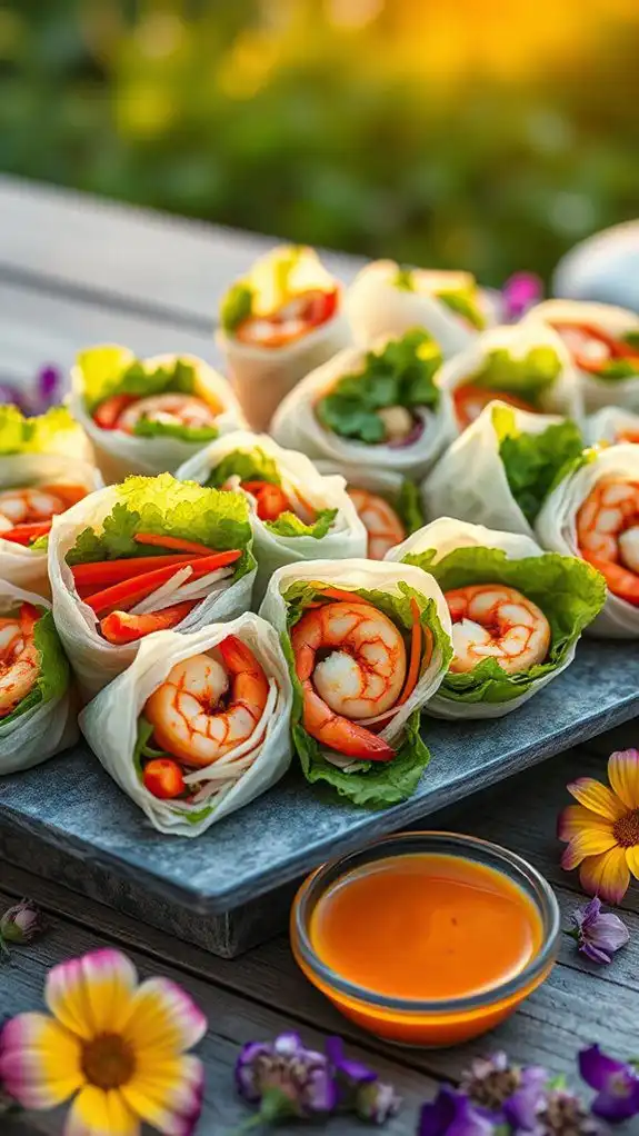 fresh vietnamese spring rolls