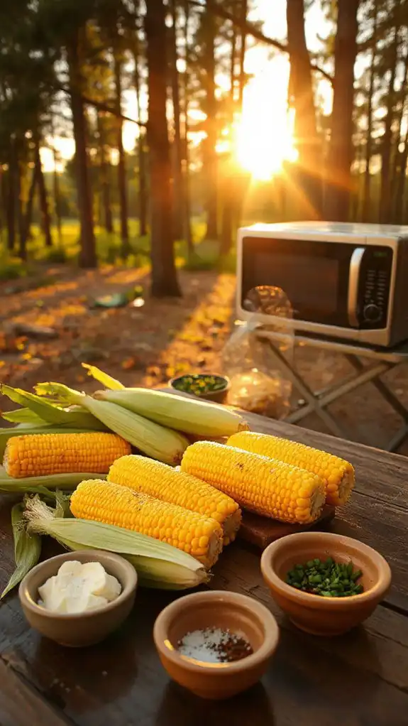 freshly cooked sweet corn freshly cooked sweet corn