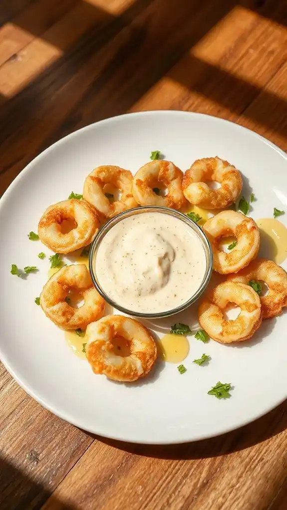 fried calamari with aioli